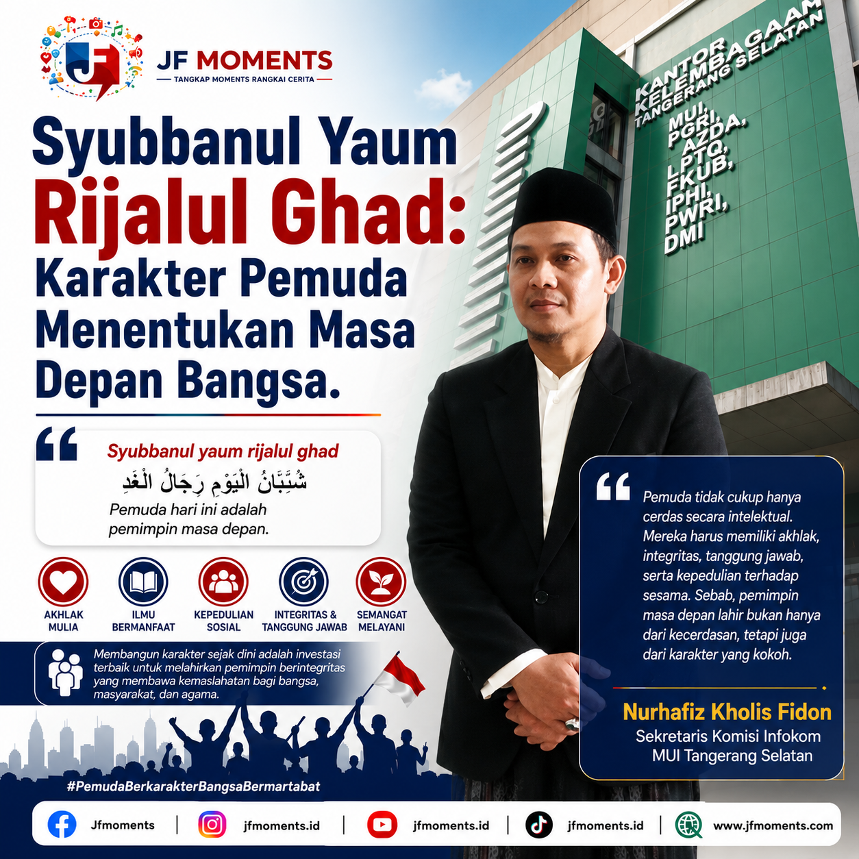 Syubbanul Yaum Rijalul Ghad: Karakter Pemuda Menentukan Masa Depan Bangsa