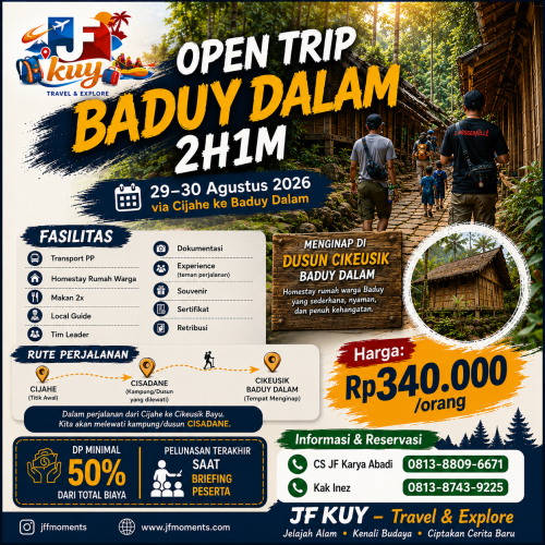 OPEN TRIP BADUY DALAM