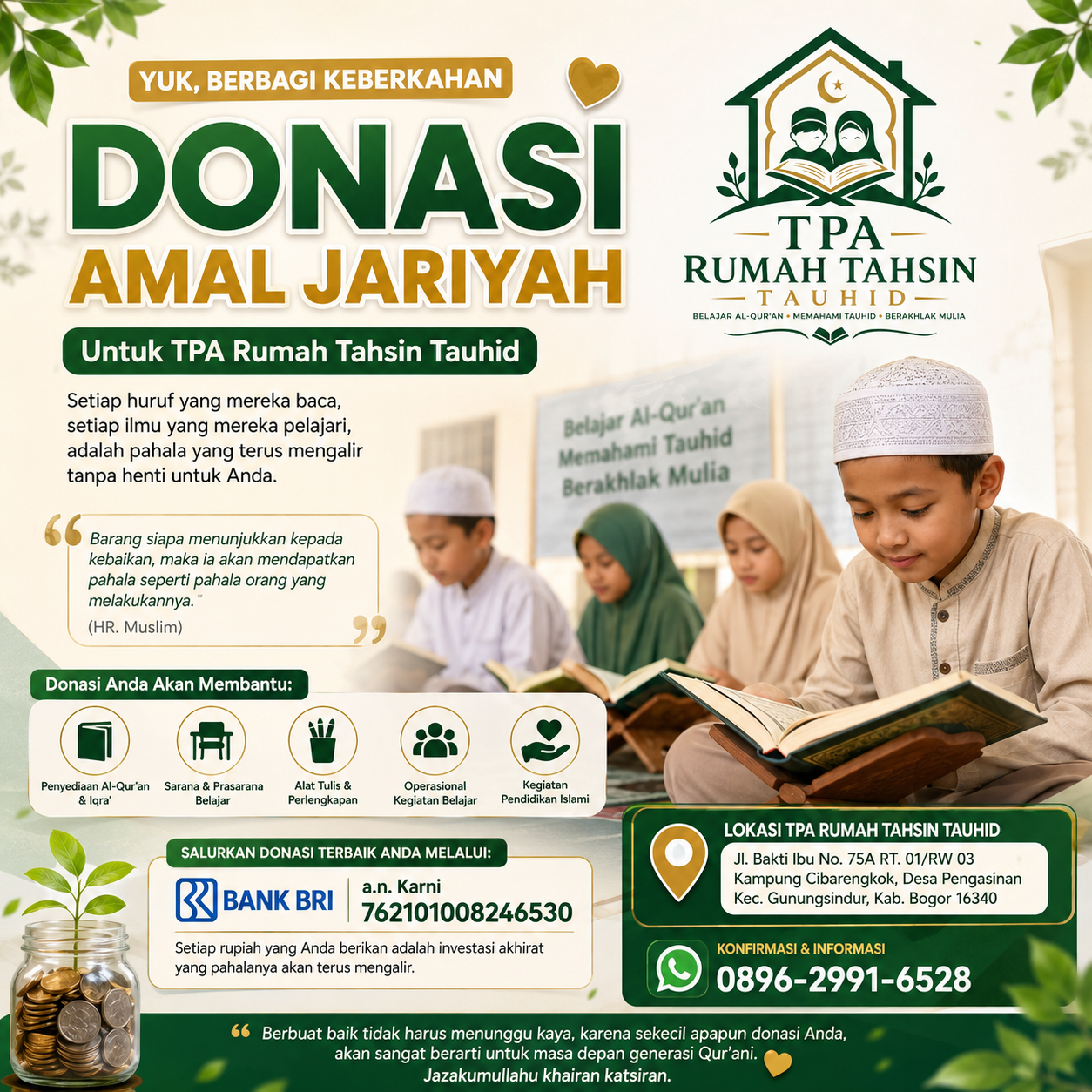 DONASI AMAL JARIYAH