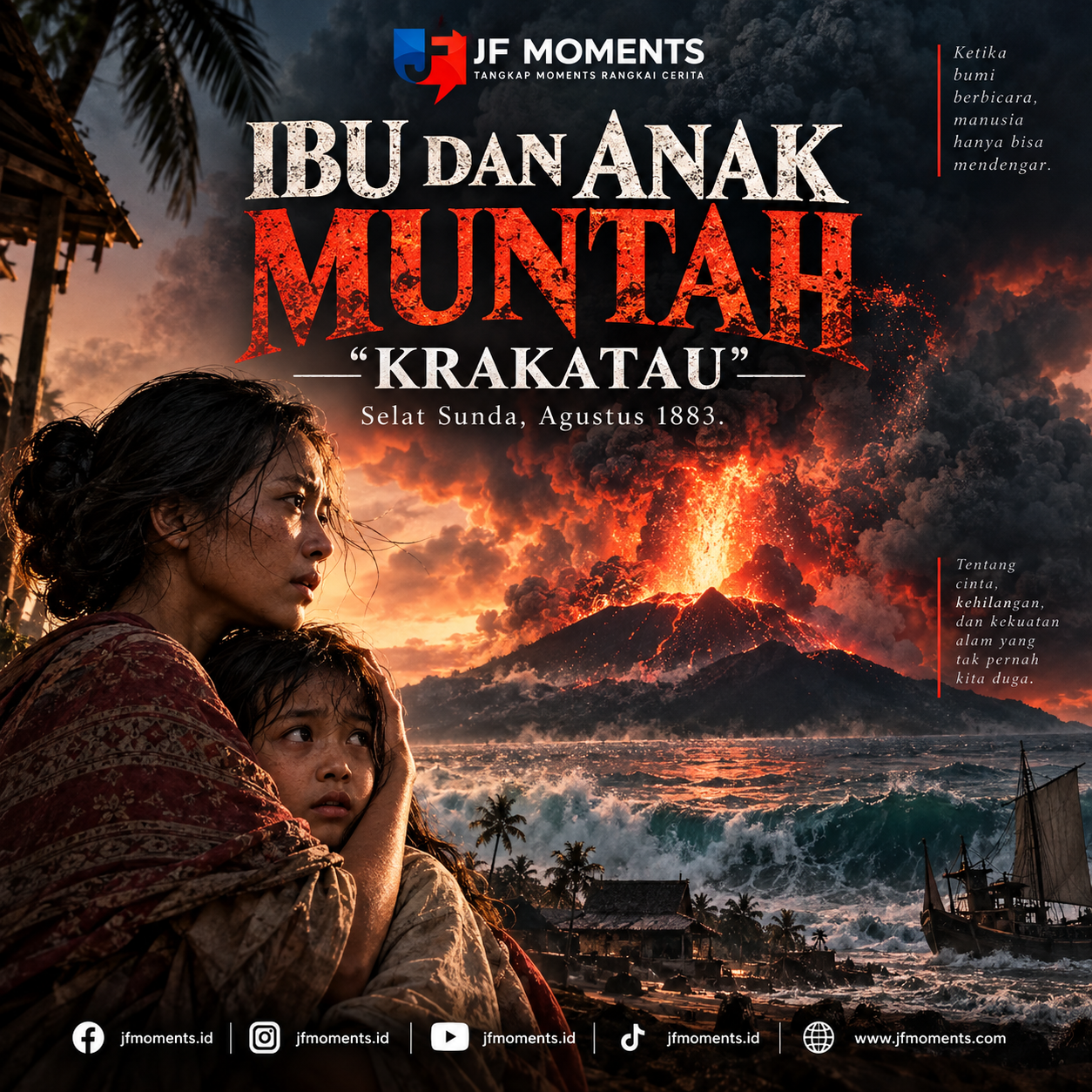IBU DAN ANAK MUNTAH “KRAKATAU”